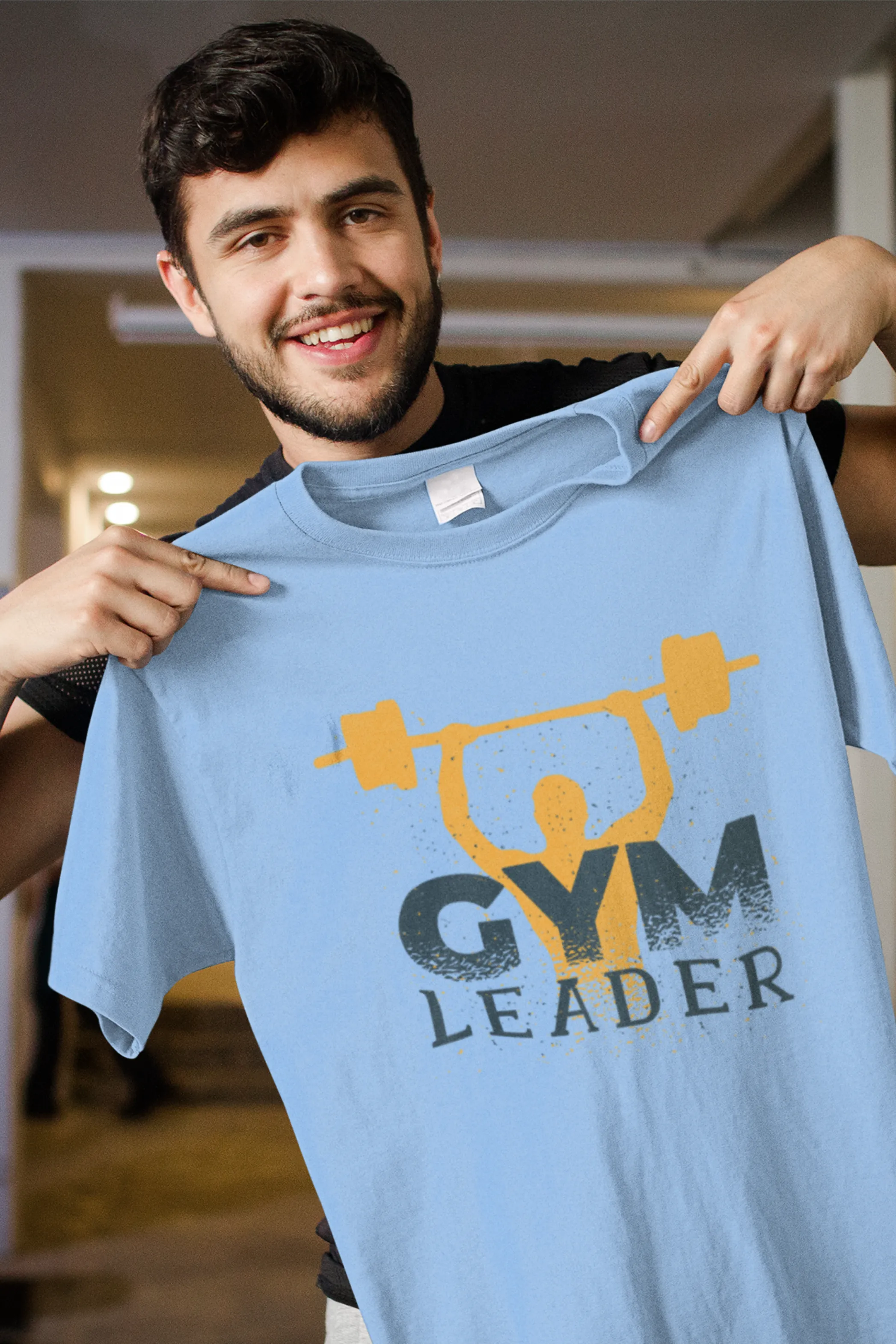 Gym Leader Printed Oversized T-shirt for Men