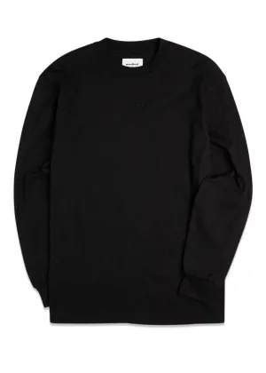 Hanes Base L/S Tee - Black