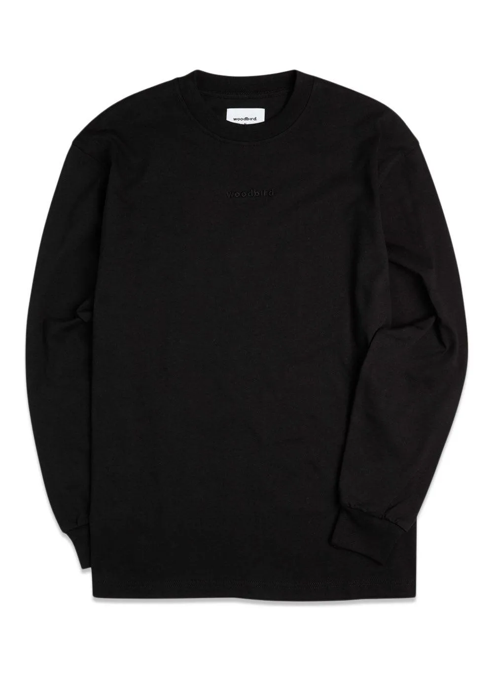 Hanes Base L/S Tee - Black