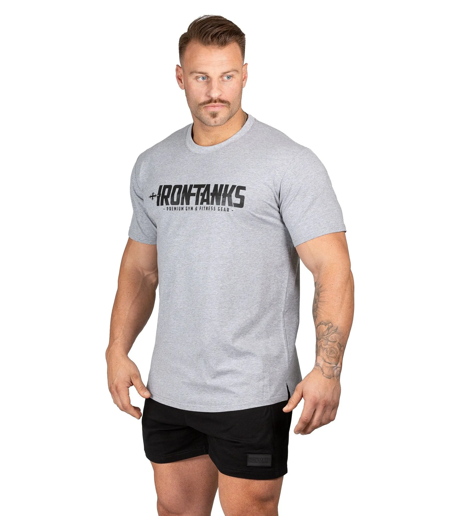 Icon Gym Tee II - Marle Grey