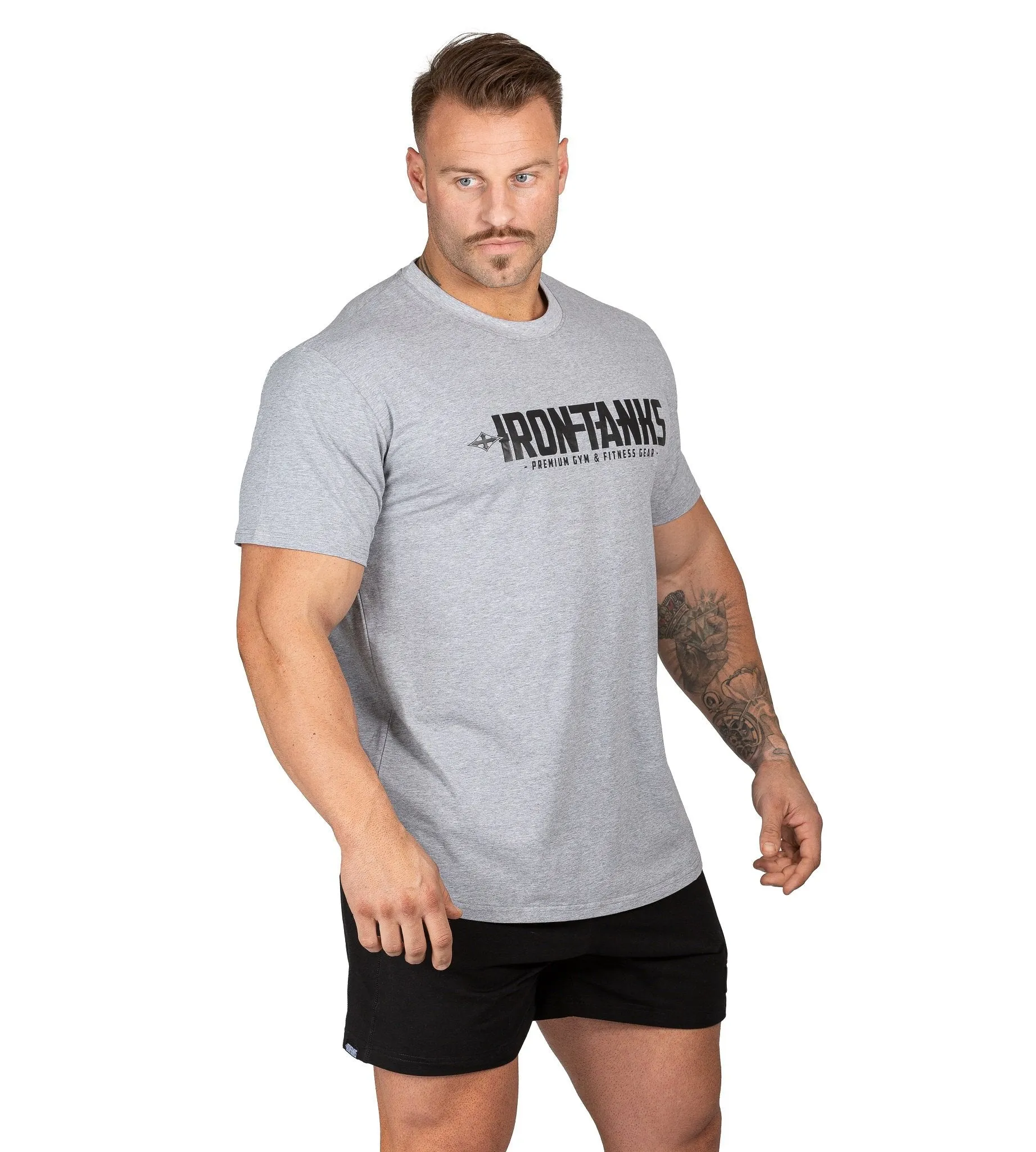 Icon Gym Tee II - Marle Grey