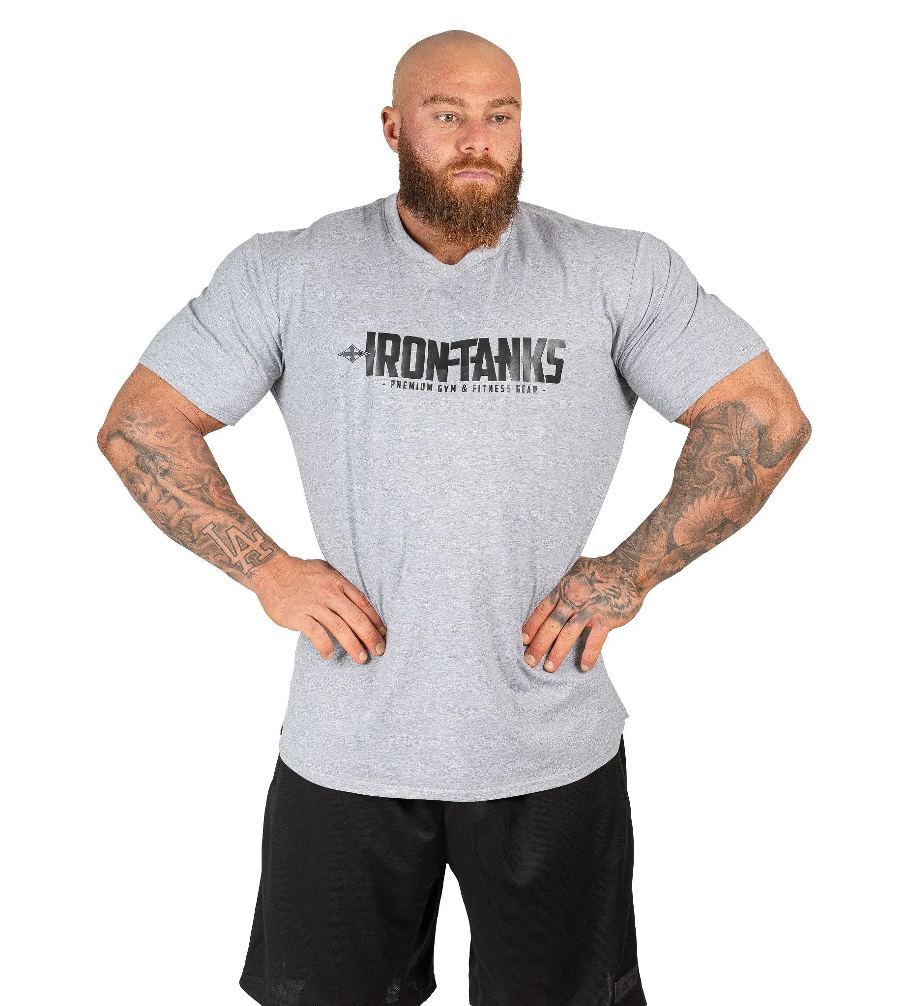 Icon Gym Tee II - Marle Grey
