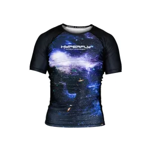 Junior CyberFly Short Sleeve Universe Rash Guard