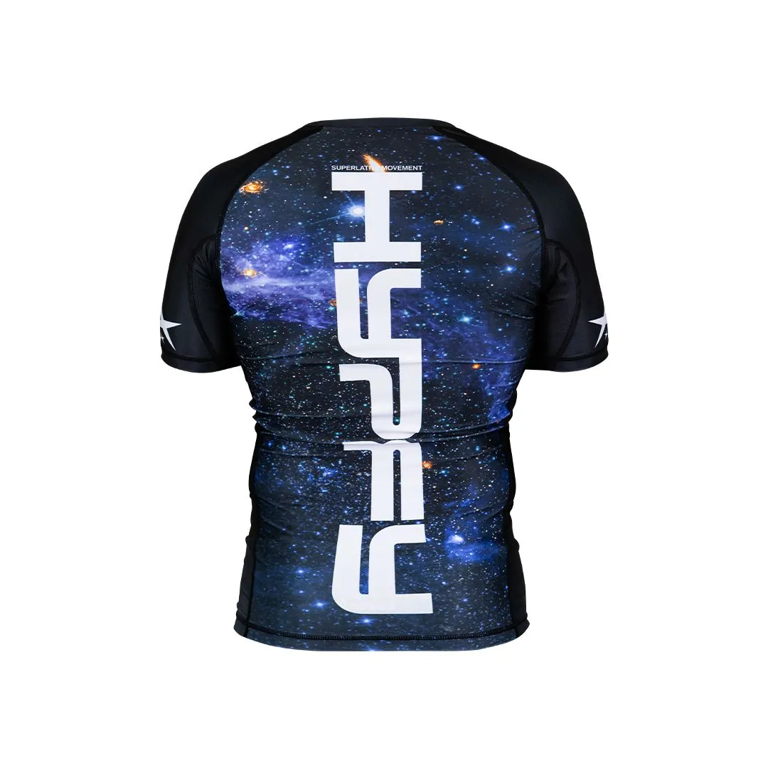 Junior CyberFly Short Sleeve Universe Rash Guard