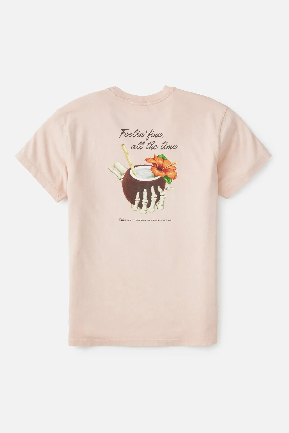Katin Coco Tee in Pink Sand Wash
