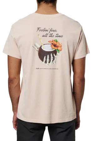 Katin Coco Tee in Pink Sand Wash