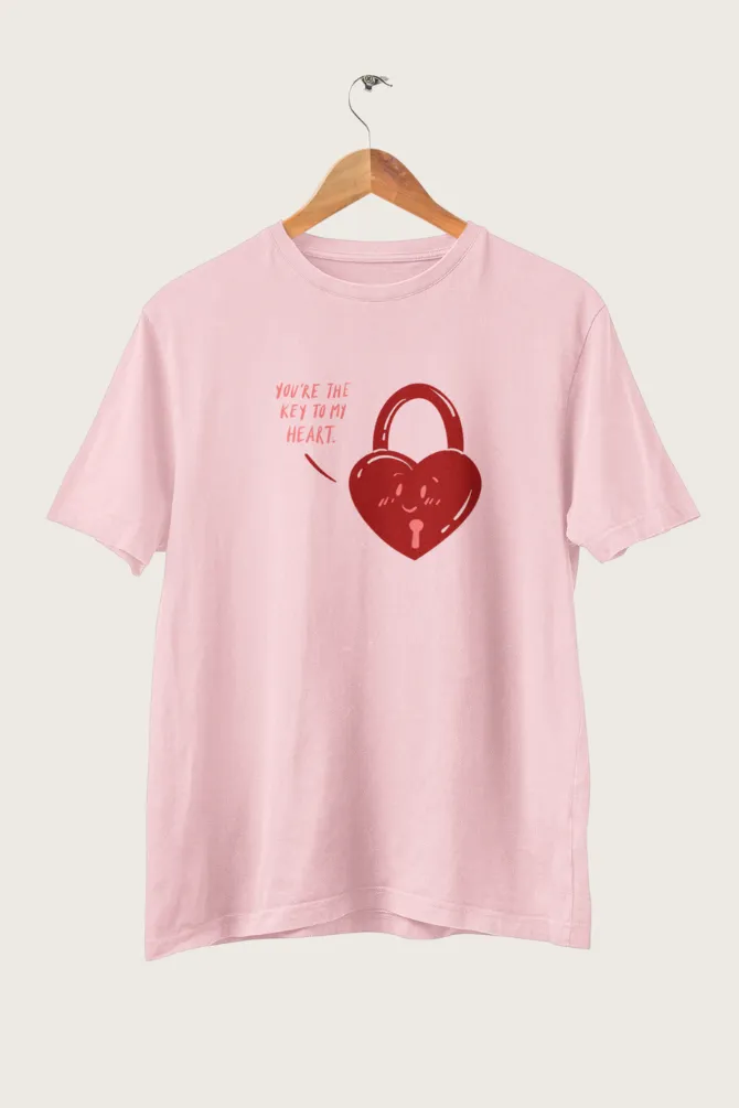 Key Lock Couple T Shirt