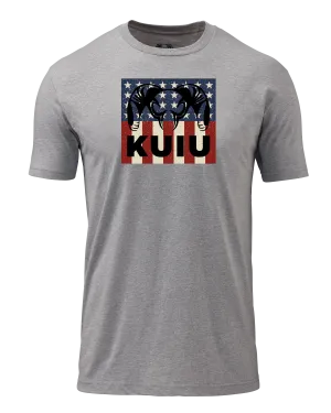 KUIU Retro Patriot T-Shirt | Heather Grey
