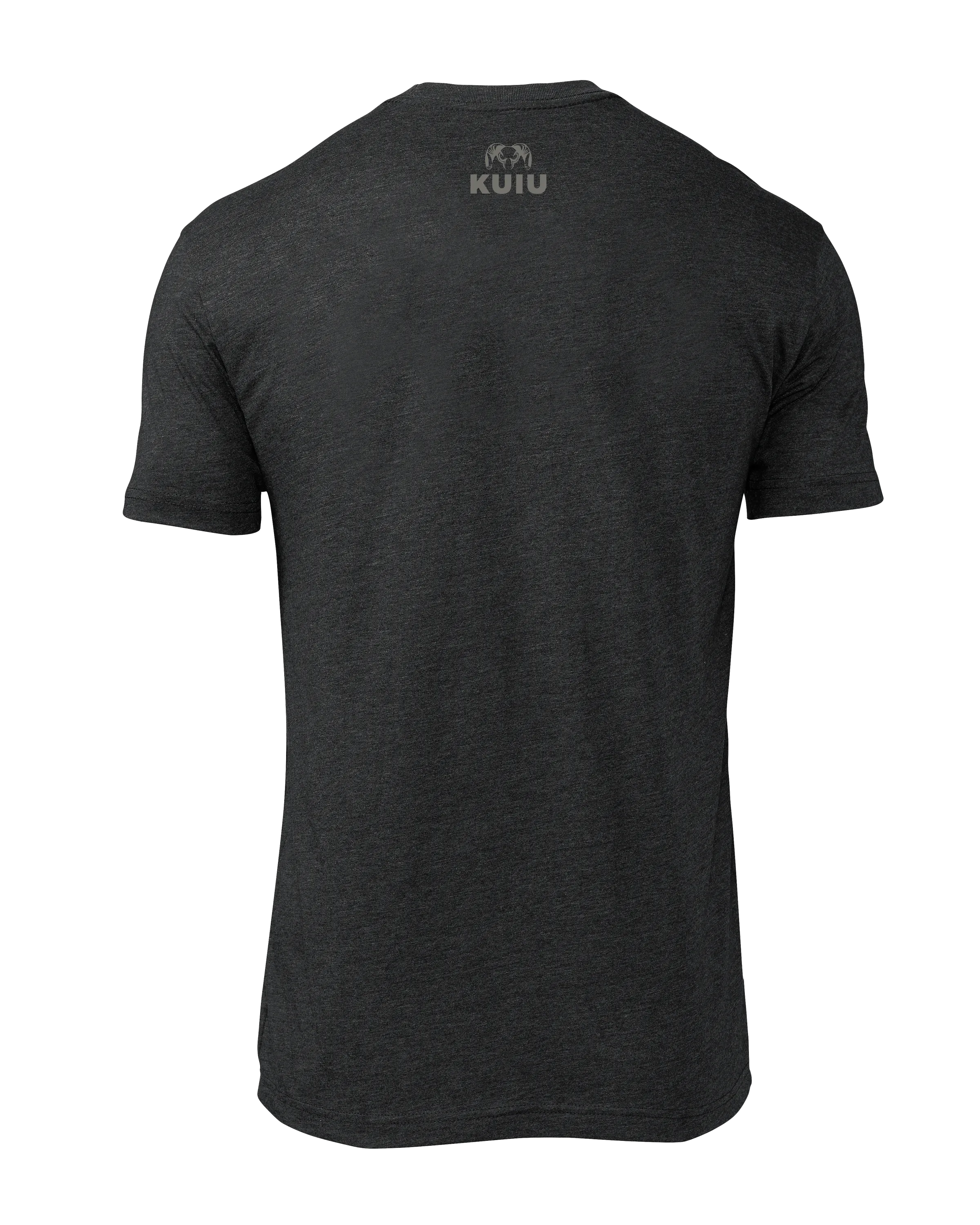 KUIU Topo Block Logo T-Shirt | Charcoal