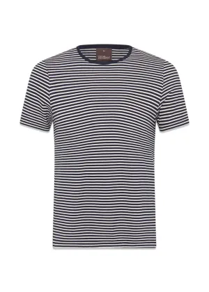 Kyran Striped T-shirt - Navy White