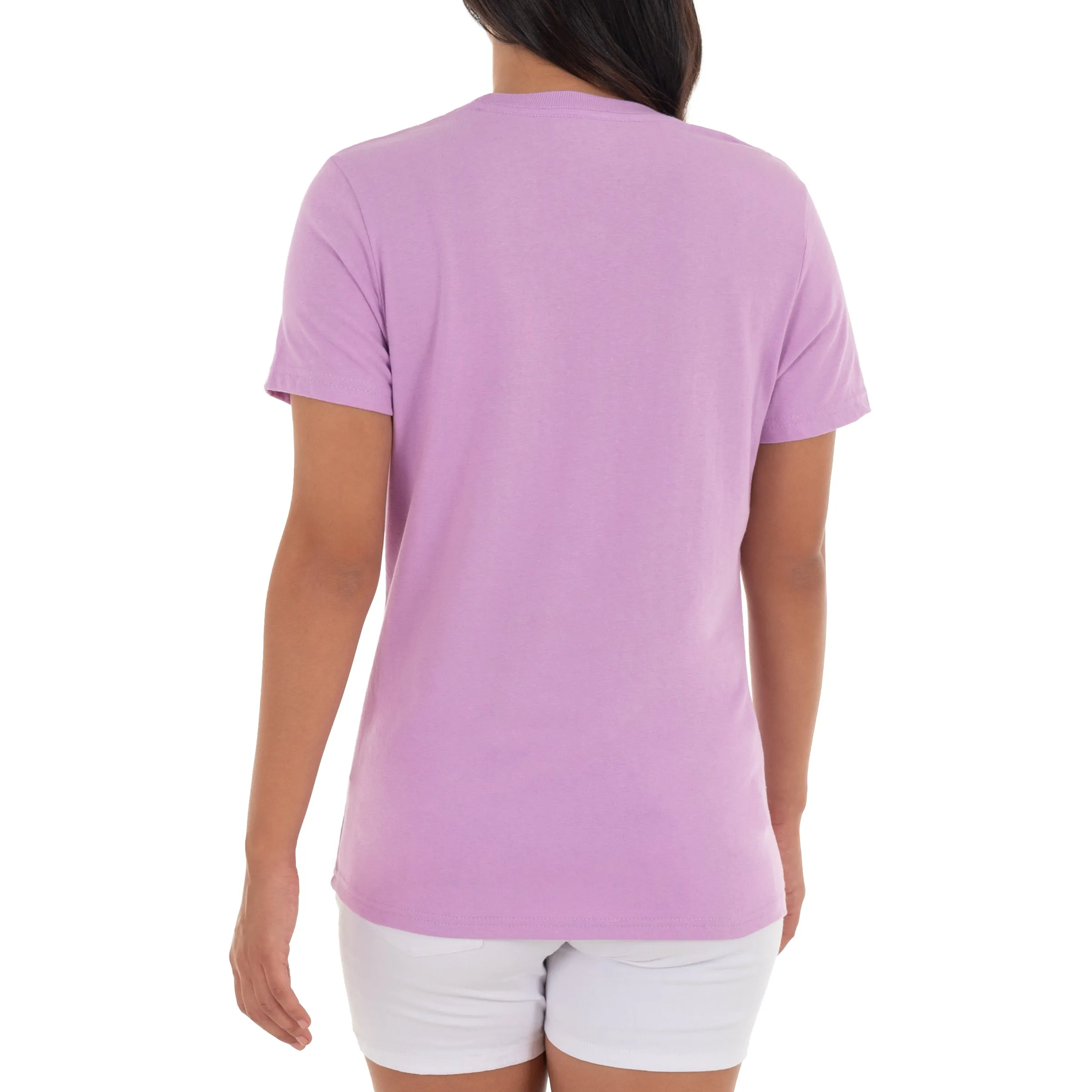 Ladies Dolphin Paradise Short Sleve Crew Neck T-Shirt