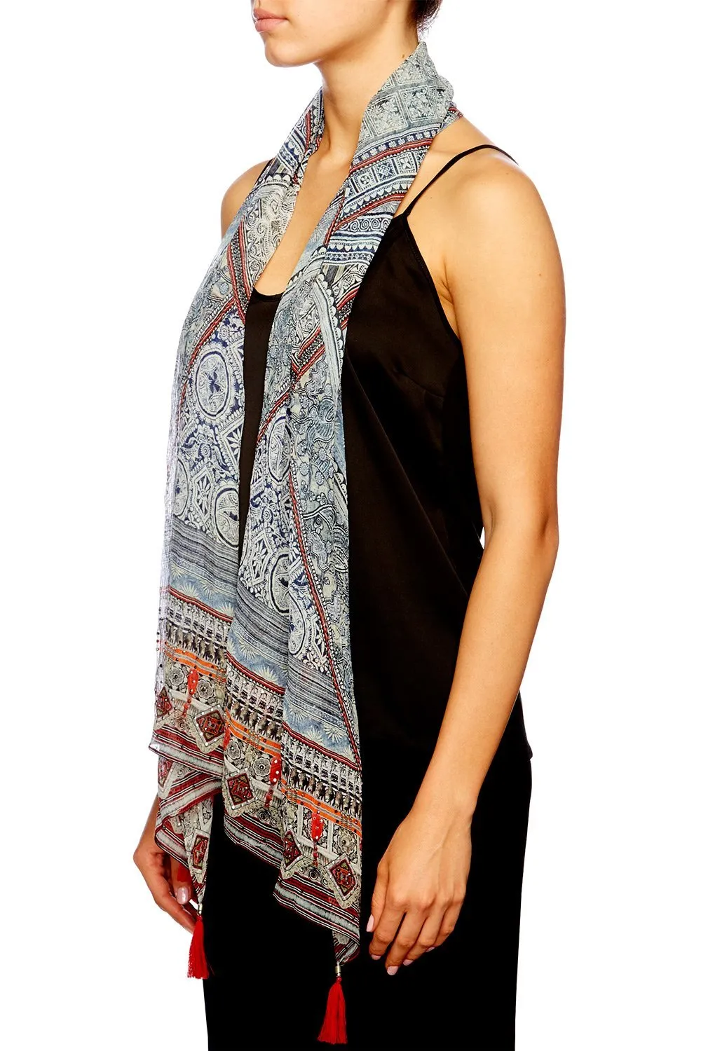 LONG SCARF ANTIQUE BATIK