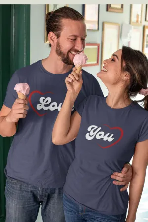 Love You Couple T Shirt