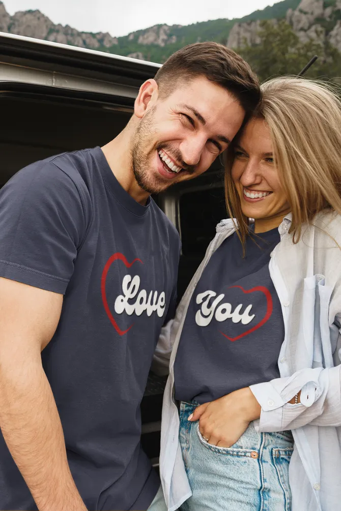 Love You Couple T Shirt