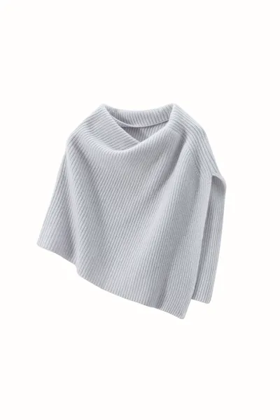 Luxurious Knit Cashmere Poncho Sweater