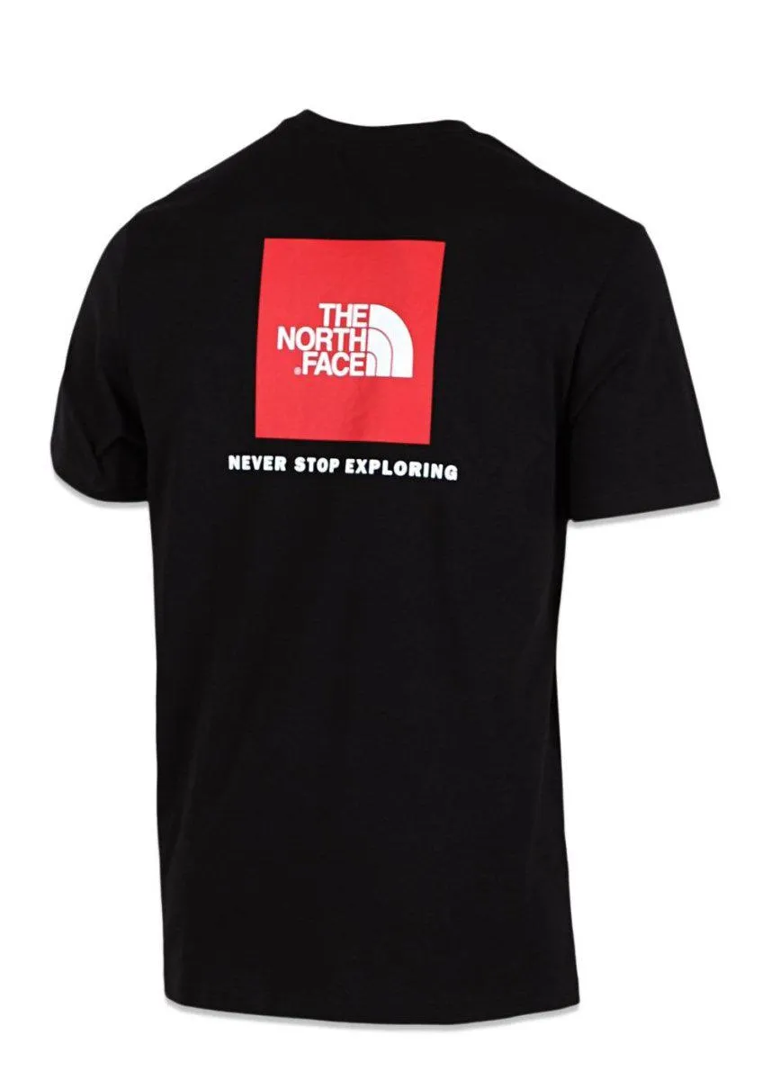 M S/S RED BOX TEE TNF - Black
