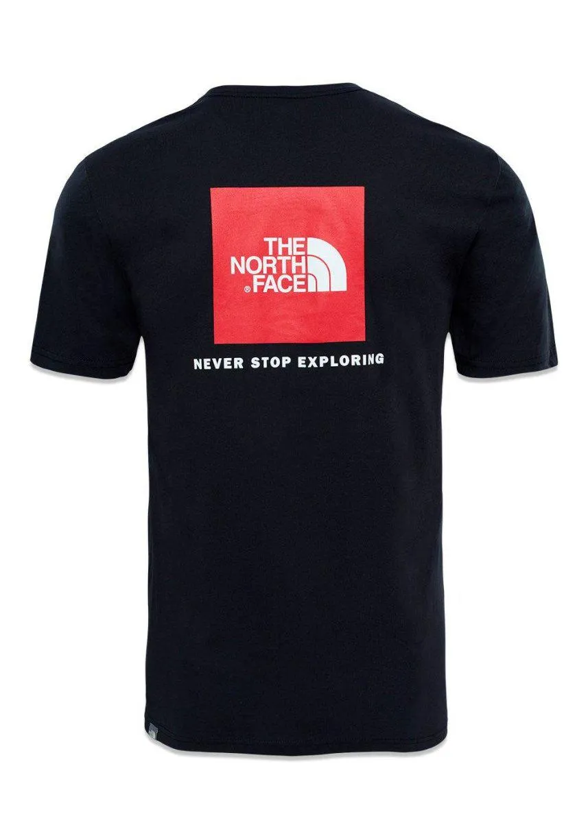 M S/S RED BOX TEE TNF - Black