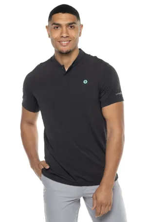 Men's Albatross Short Sleeve Polo | Black Diamond Jacquard