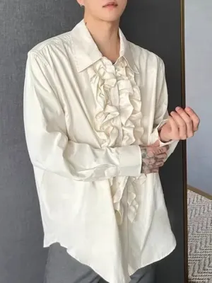 Mens Palace Style Ruffled Shirt