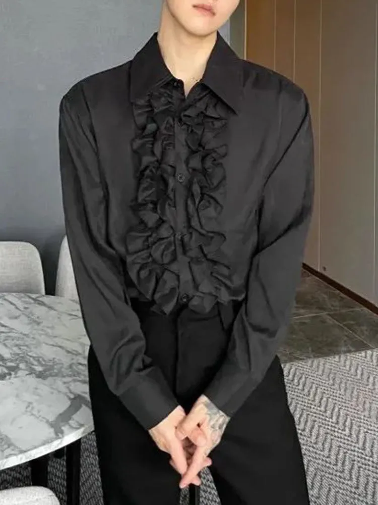 Mens Palace Style Ruffled Shirt