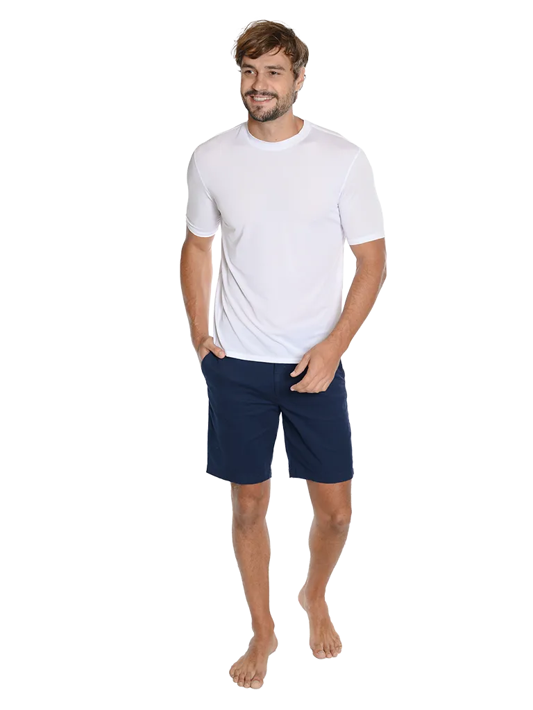 Men's short sleeve crew neck sun shirt
