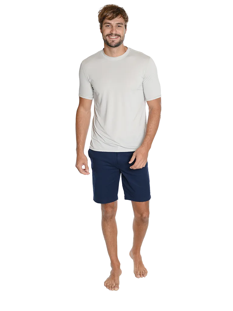 Men's short sleeve crew neck sun shirt