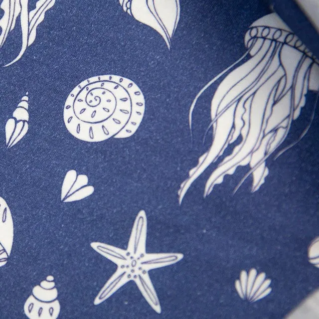 Moraine Reverse Print Tee (Blue Sea)