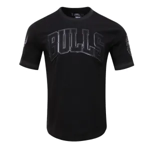 NBA CHICAGO BULLS TRIPLE BLACK PRO TEAM MEN'S TAPING TEE (BLACK)