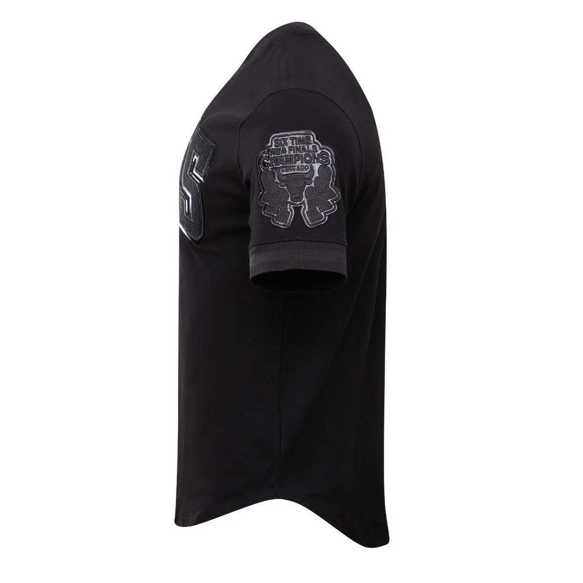 NBA CHICAGO BULLS TRIPLE BLACK PRO TEAM MEN'S TAPING TEE (BLACK)