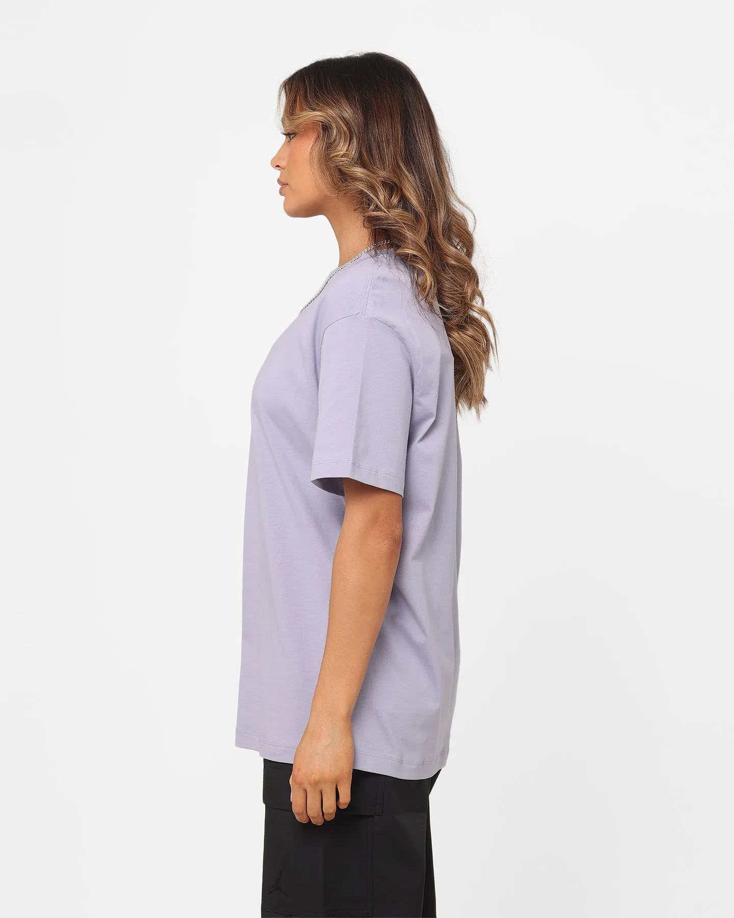 Nike Women's Sportswear Essentials Boyfriend T-Shirt Indigo Haze/White