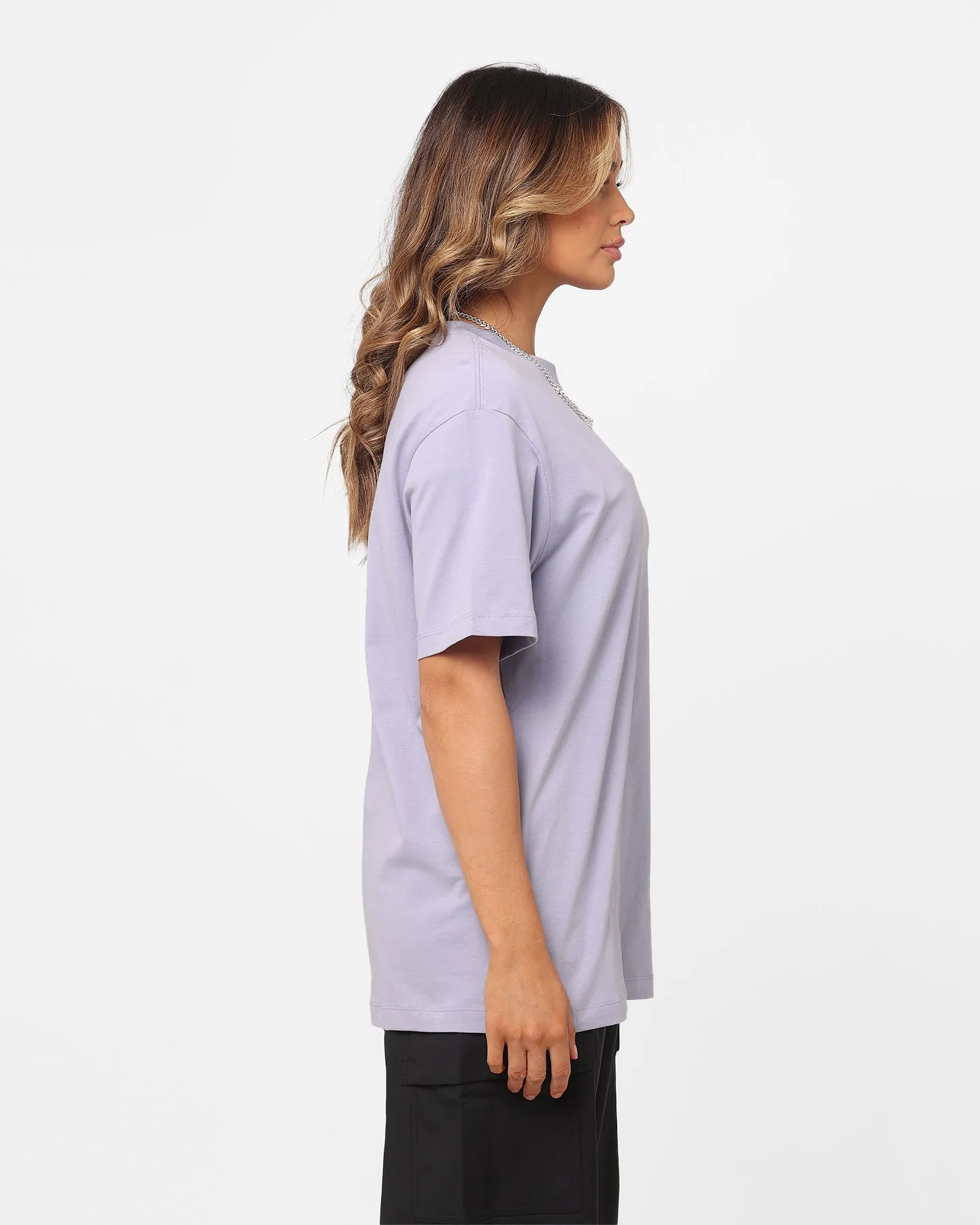 Nike Women's Sportswear Essentials Boyfriend T-Shirt Indigo Haze/White
