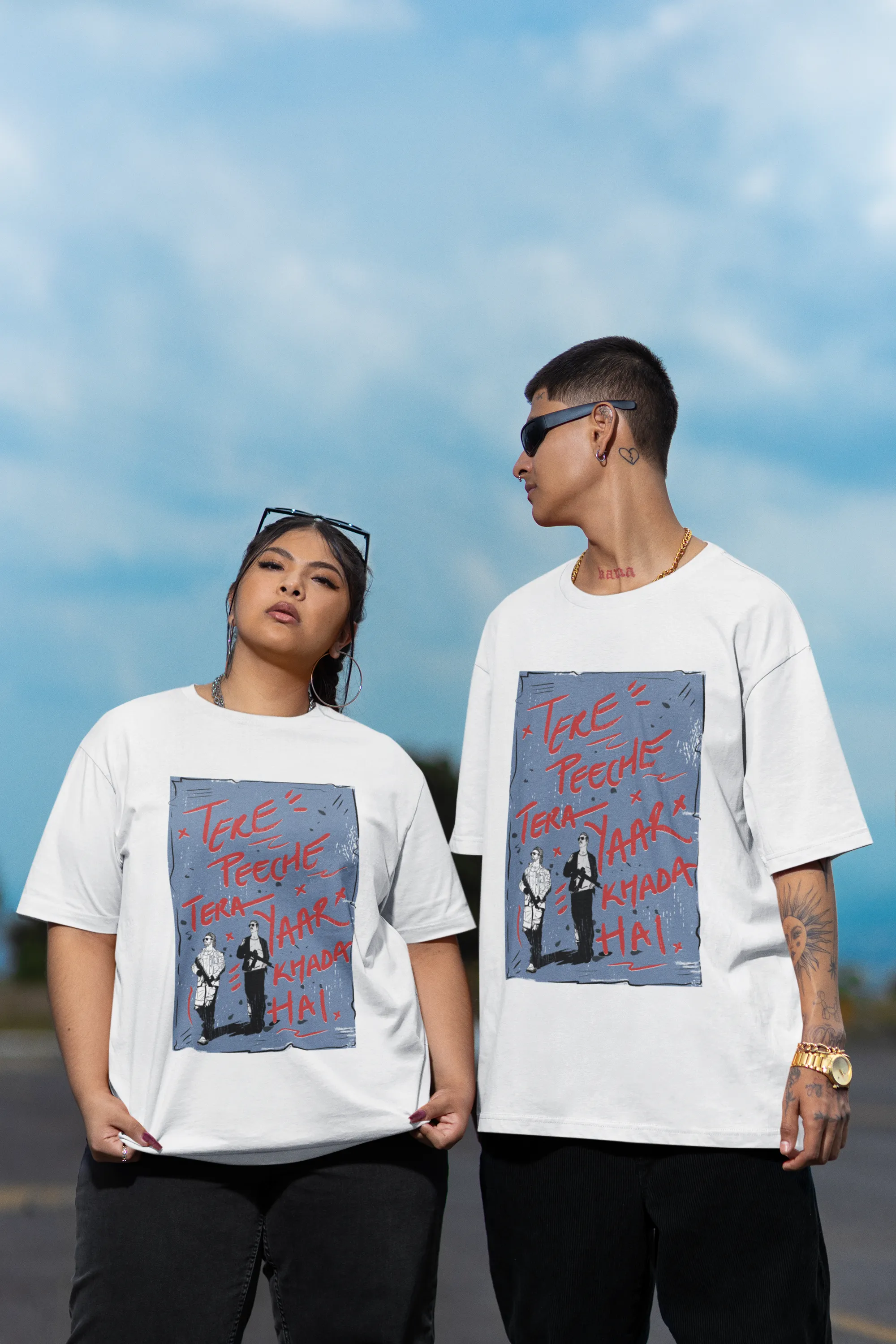 Official BMCM Ek Yari Sabpe Bhari Oversized T-shirt