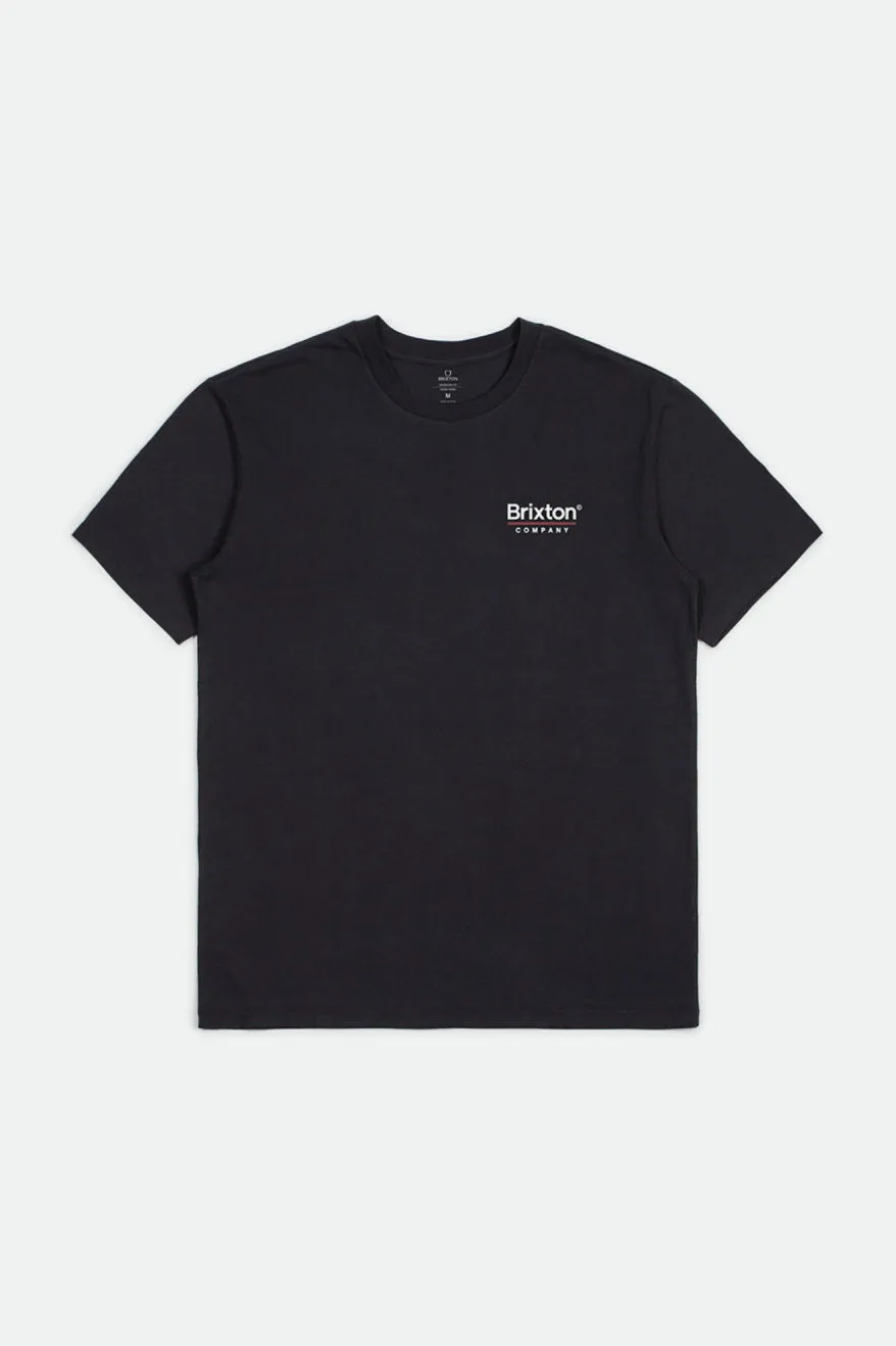 Palmer Line S/S Standard Tee - Worn Wash Black