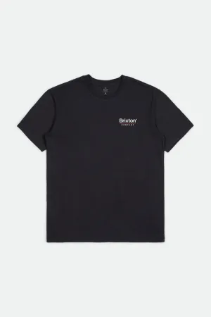 Palmer Line S/S Standard Tee - Worn Wash Black