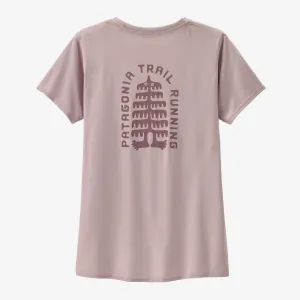 Patagonia Capilene Cool Daily Graphic Shirt - Lands | Tree Trotter: Echo Purple | Womens