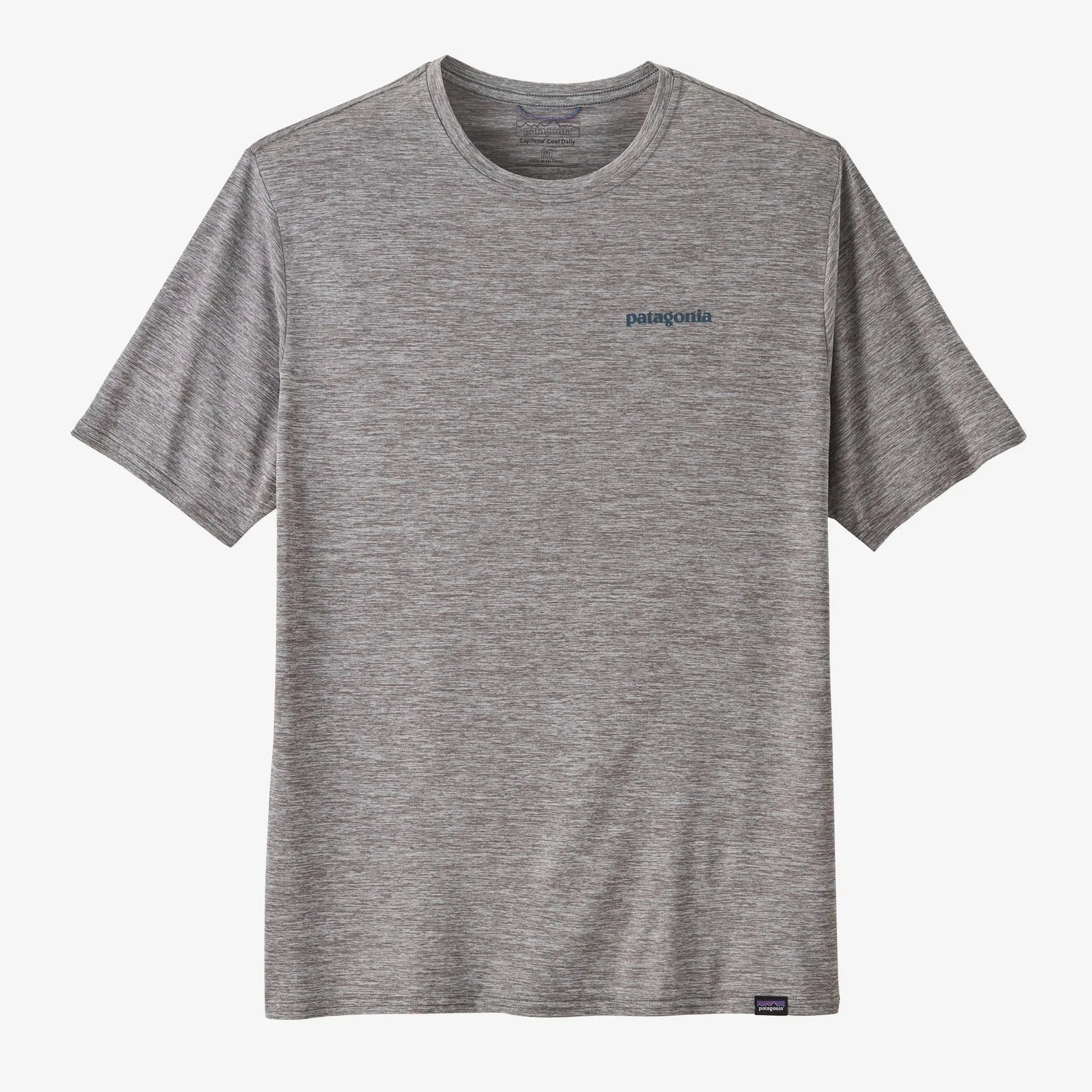PATAGONIA - Men's Cap Cool Daily Graphic Shirt - Waters - FEATHER GREY