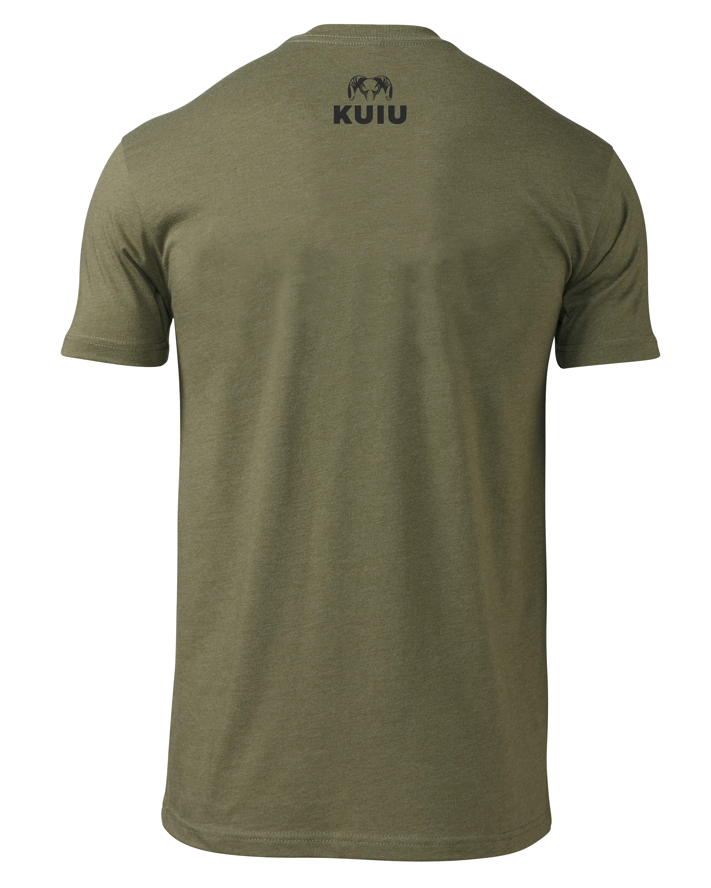 Patriotic Block Logo T-Shirt | Military Green
