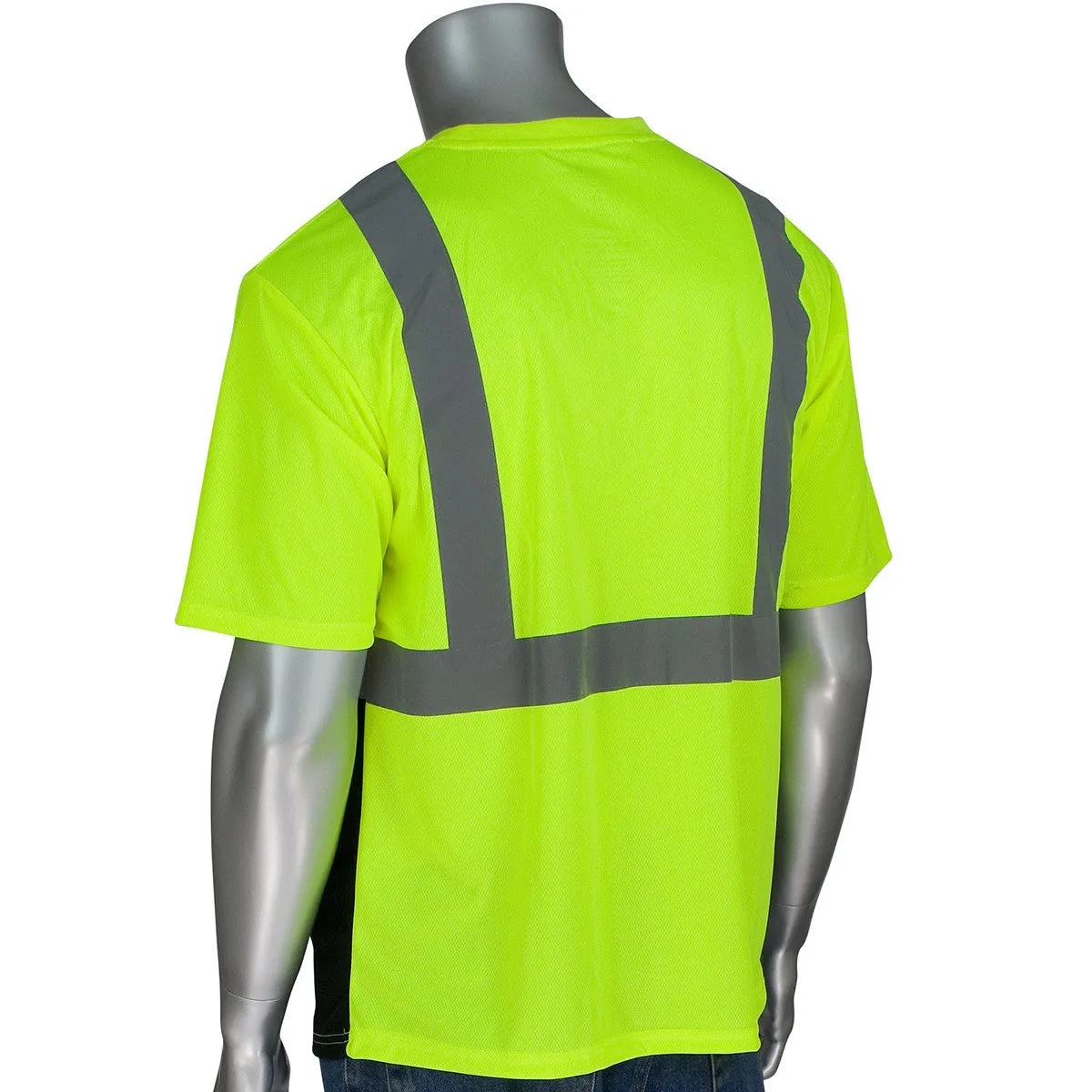 PIP 312-1250B - ANSI Hi-Vis Short Sleeve Safety T-Shirt