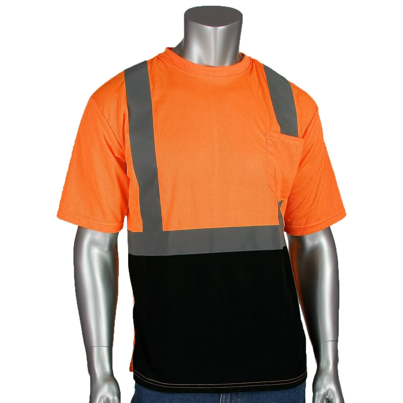 PIP 312-1250B - ANSI Hi-Vis Short Sleeve Safety T-Shirt