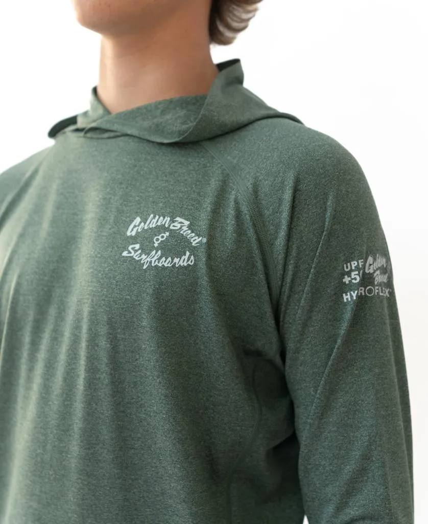 Rapper Hoodie Rash Shirt | Green Marle