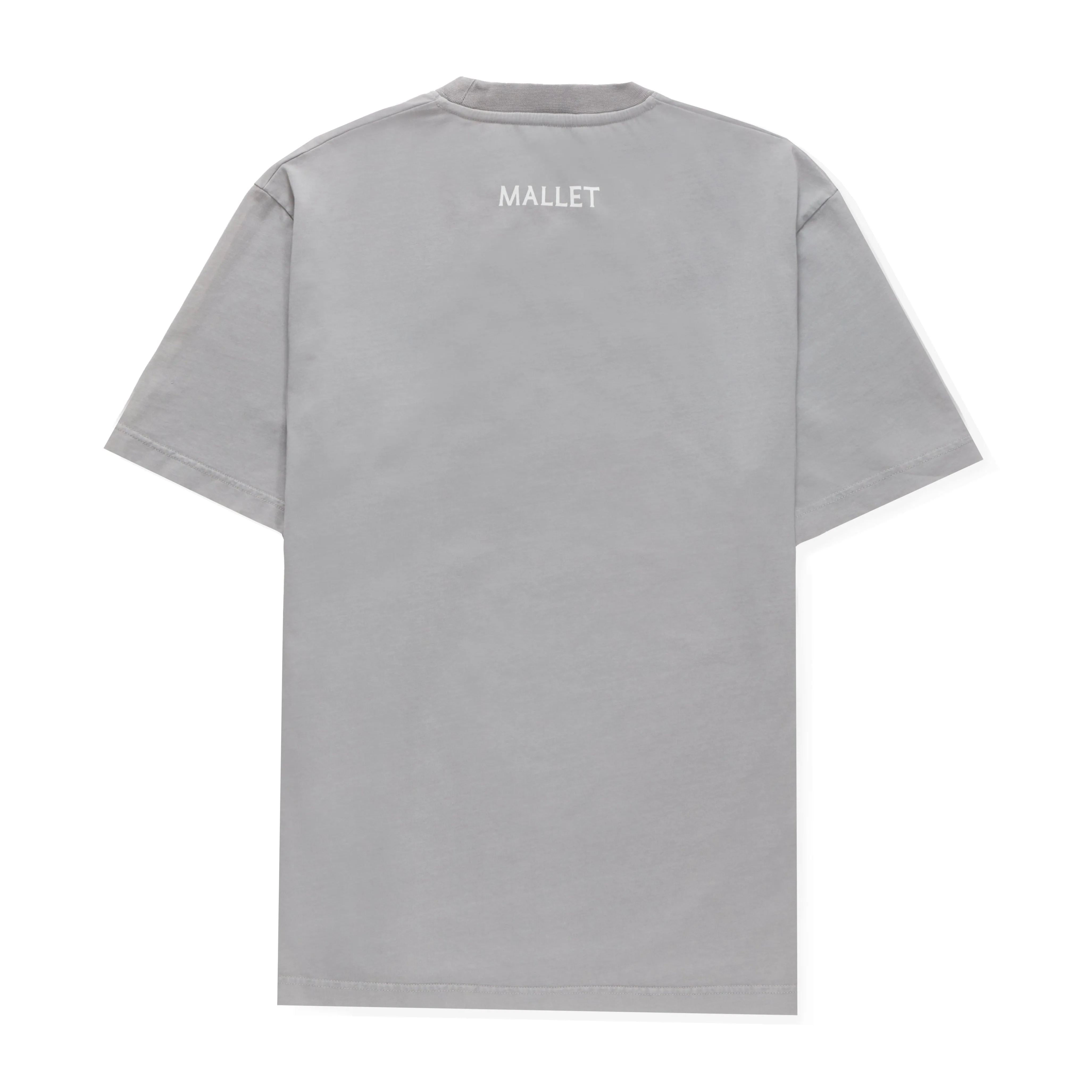 Reverse Spray Tee Organic Fade Out GREY White