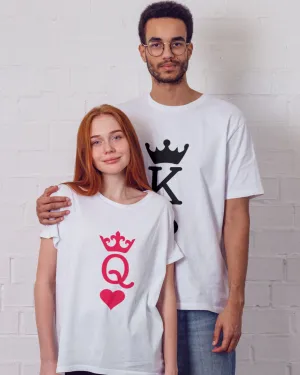 Royal Couple T-Shirts - King and Queen Matching Set