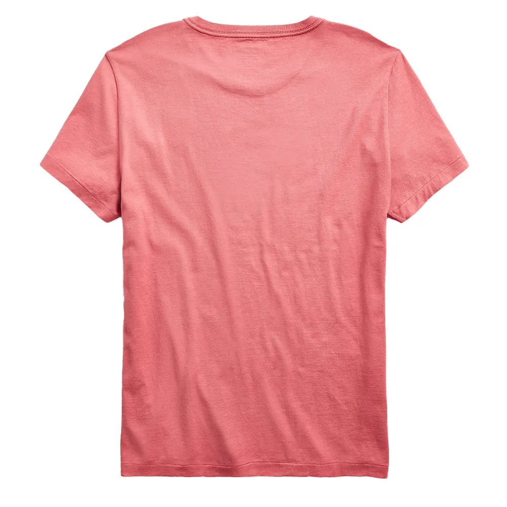 RRL by Ralph Lauren Garment-Dyed Crewneck T-Shirt Red