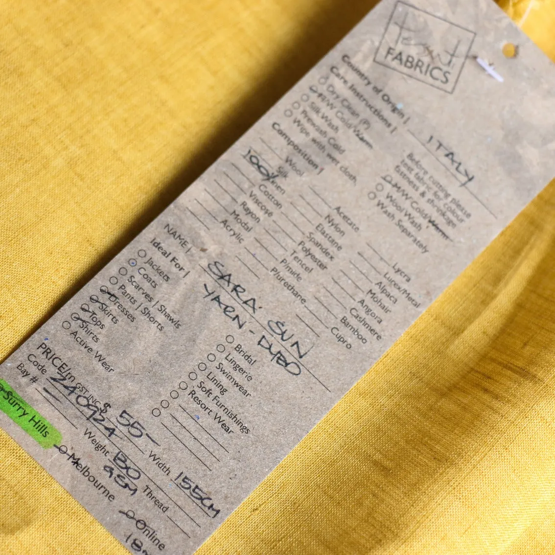 Sara Sun Linen