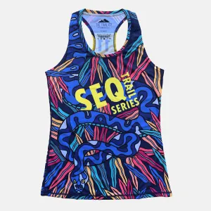 SEQ Trail Running Series Singlet | Hungry Python | Womens