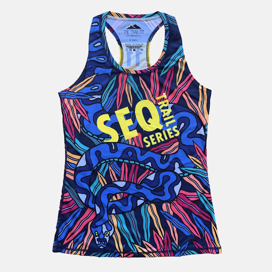 SEQ Trail Running Series Singlet | Hungry Python | Womens