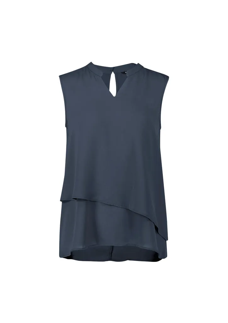 Seville Women's Sleeveless Layered Blouse - RB260LN