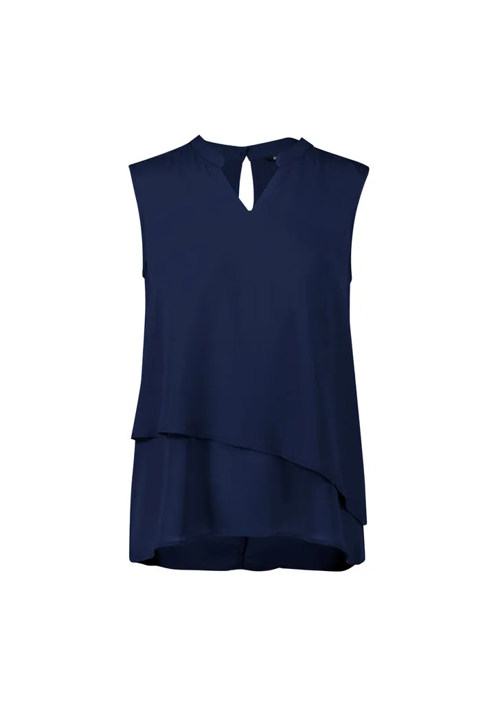 Seville Women's Sleeveless Layered Blouse - RB260LN
