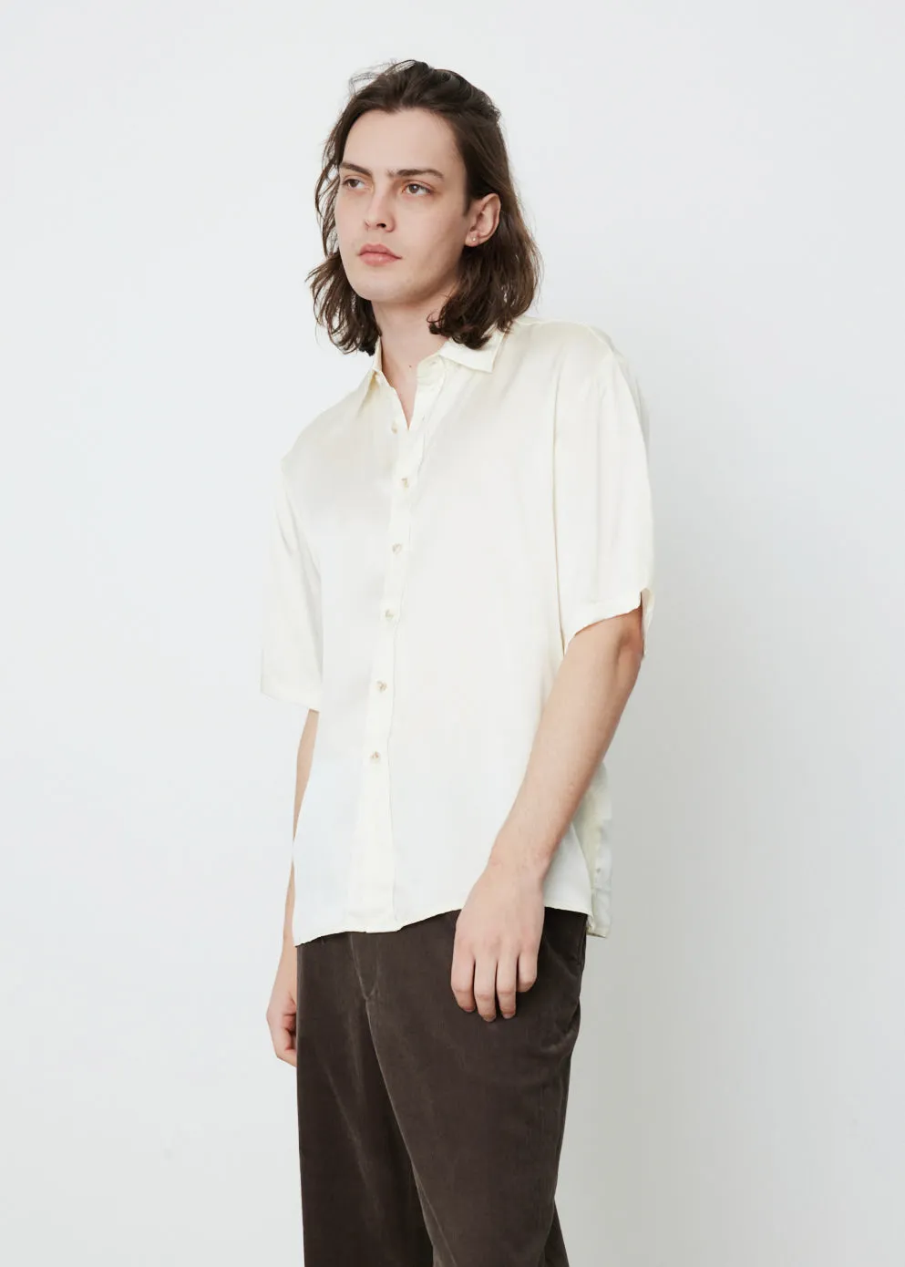 Silk Short Sleeve Shirt