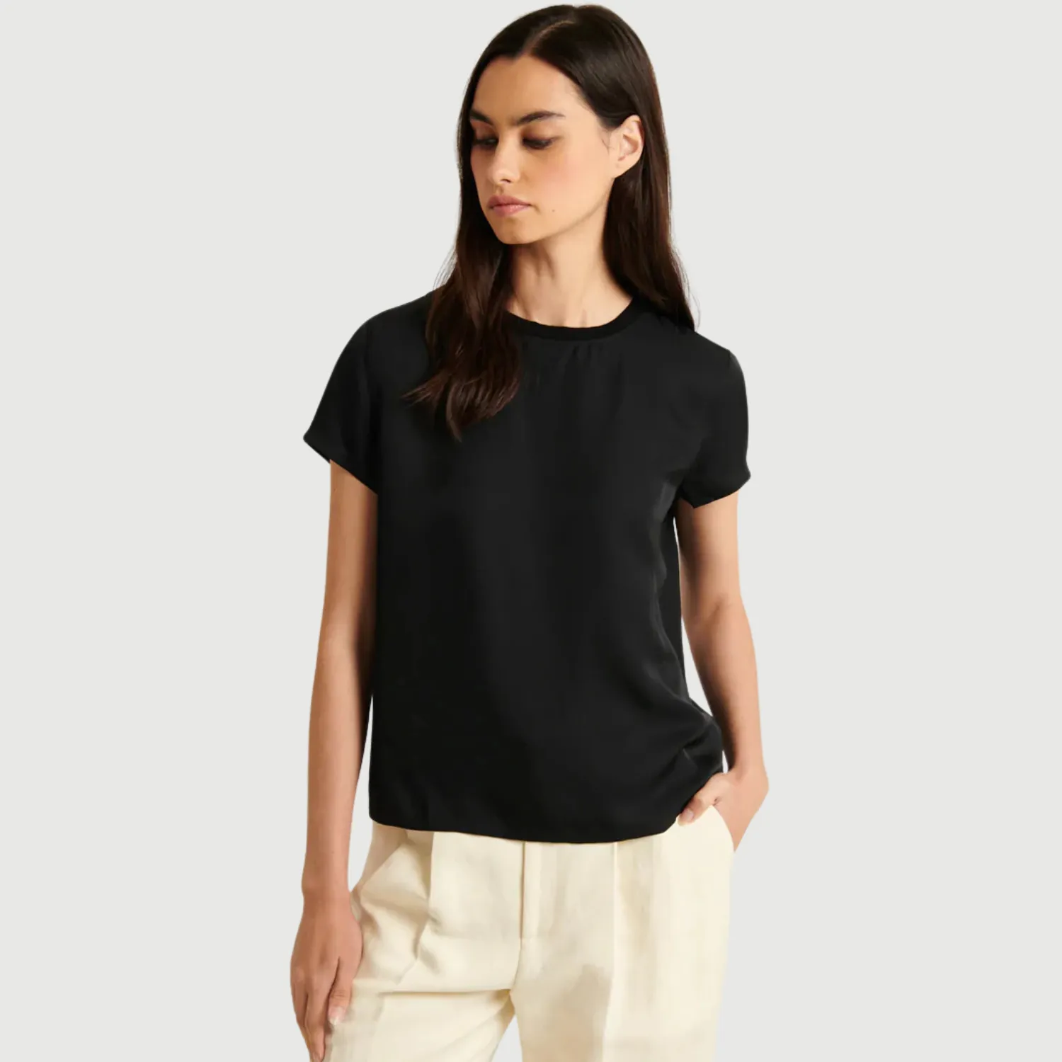 Silk Short Sleeve Tee